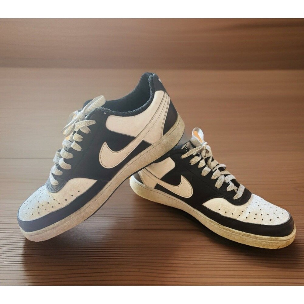 Nike Court Vision Low Next Nature Black White Sneakers Women’s Size 9 DH3158-003